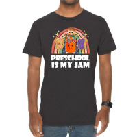 Team Preschool Is My Jam Rainbow Cute Pre K Teacher Student Vintage T-shirt | Artistshot