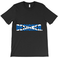 Trending Scottish Designer With Saltire Flag Of Scotland T-shirt | Artistshot