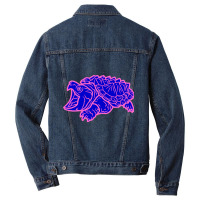 Trending Alligator Snapping Turtle - Reptile - Wildlife - Cute Turtle Men Denim Jacket | Artistshot