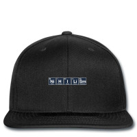 Nihilism Goth Geek Science Philosophy Printed Hat | Artistshot