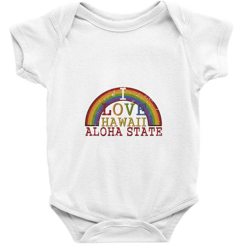 Aloha State Hawaii   Aloha State Baby Bodysuit by kudunakam | Artistshot