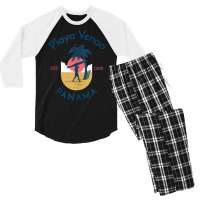 Playa Venao Beach Panama Tank Top Men's 3/4 Sleeve Pajama Set | Artistshot