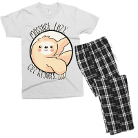 Sloth  Massage Lazy Men's T-shirt Pajama Set | Artistshot