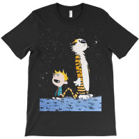 Calvin On The Galaxy T-shirt | Artistshot