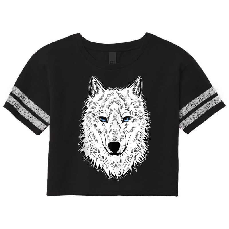 Polar Wolf Arctic Wolf Snow Tank Top Scorecard Crop Tee by choninzel | Artistshot