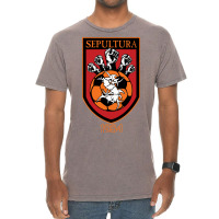 Cool-sepultura-coat-of-arms-pen Vintage T-shirt | Artistshot