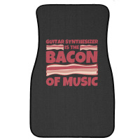 Guitar Synthesizer Gifts  Bacon Of Music 1 Front Car Mat | Artistshot