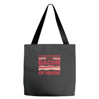 Guitar Synthesizer Gifts  Bacon Of Music 1 Tote Bags | Artistshot