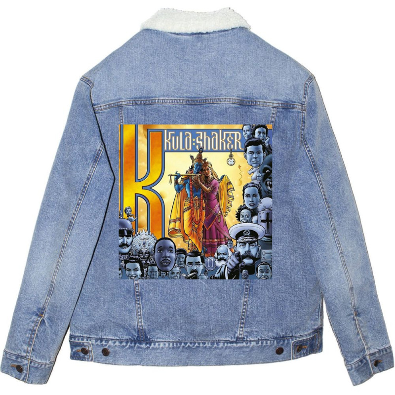 Kula Shaker Classic Unisex Sherpa-Lined Denim Jacket by FrederickWoten | Artistshot