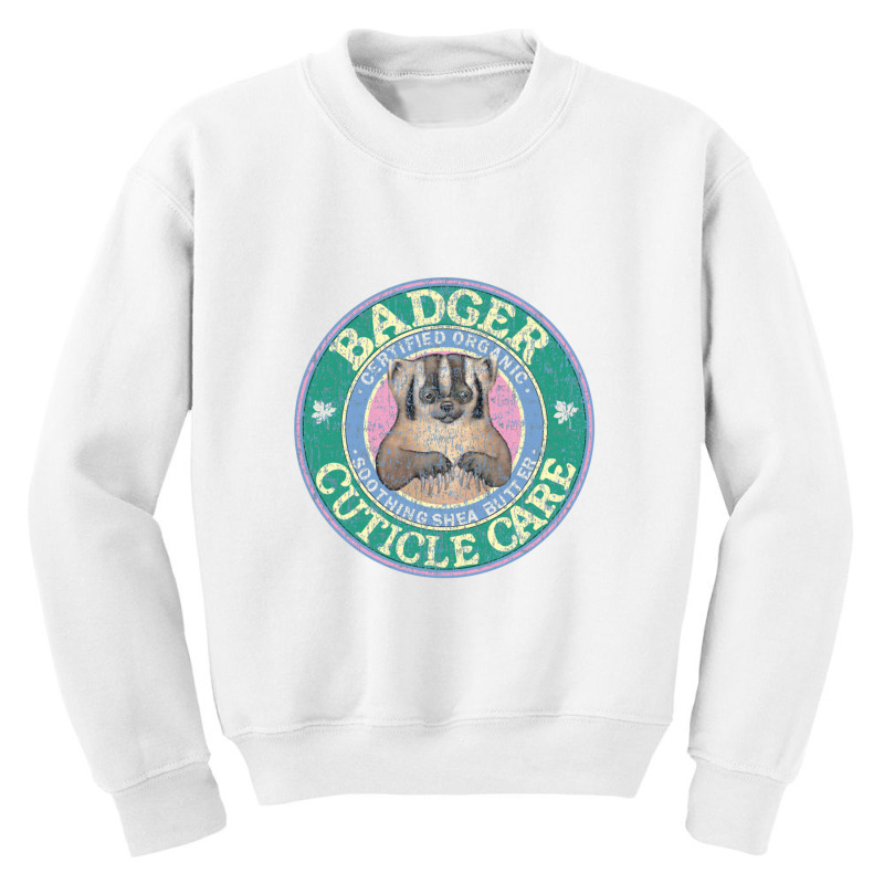 Badger Cuticle Care   Badger Youth Sweatshirt | Artistshot