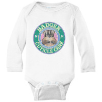 Badger Cuticle Care   Badger Long Sleeve Baby Bodysuit | Artistshot