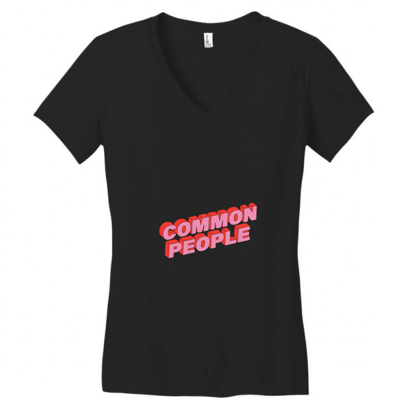 Common People Women's V-Neck T-Shirt by RogerHunnell | Artistshot