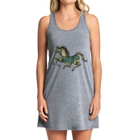 Limited Edition Golden Star Horse In A Race Tank Dress | Artistshot