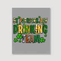 St Patricks Day Drinking Team Portrait Canvas Print | Artistshot