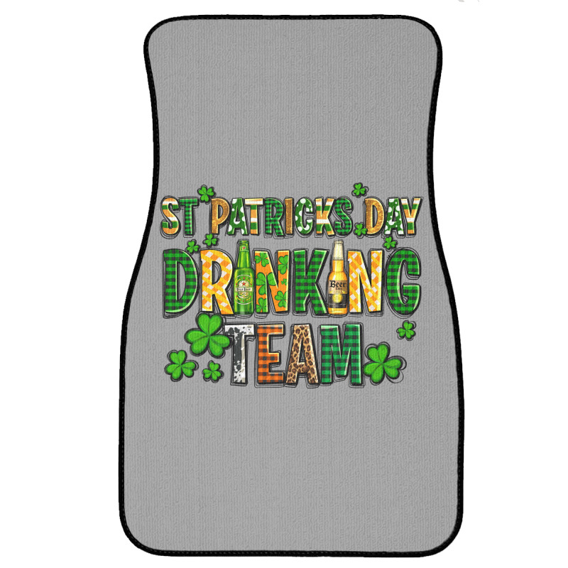 St Patricks Day Drinking Team Front Car Mat | Artistshot