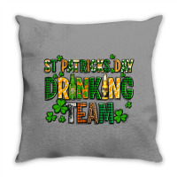 St Patricks Day Drinking Team Throw Pillow | Artistshot