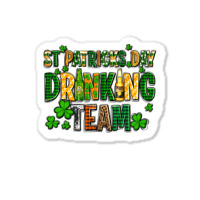 St Patricks Day Drinking Team Sticker | Artistshot