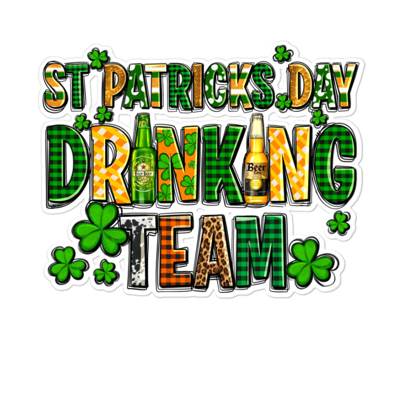 St Patricks Day Drinking Team Sticker | Artistshot