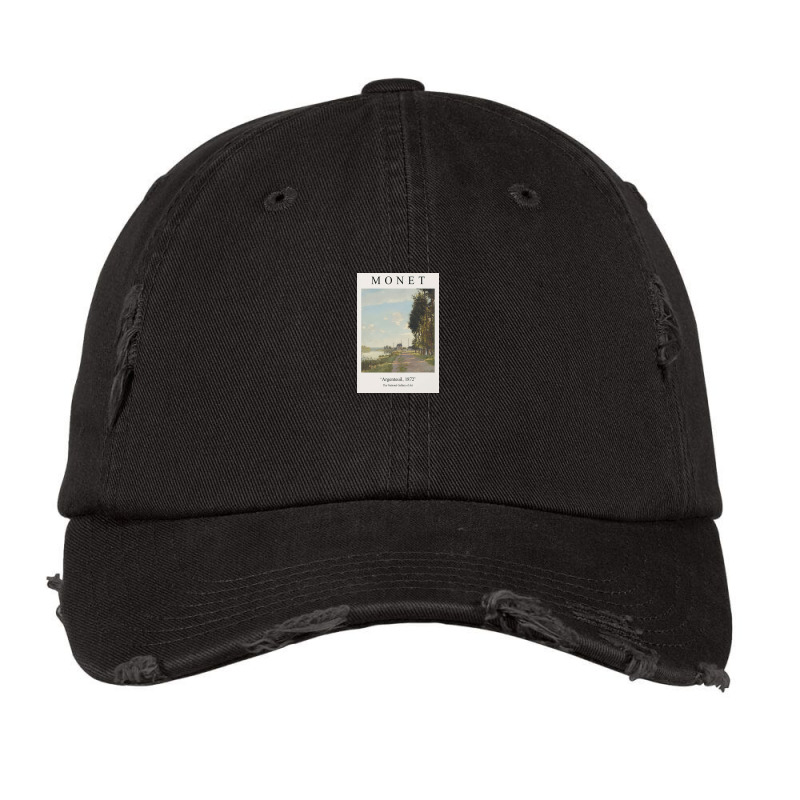 Claude Monet Argenteuil 1872 Vintage Cap by jasongterry4 | Artistshot