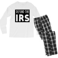 Defund The Irs Men's Long Sleeve Pajama Set | Artistshot