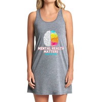 Hot Trend Mental Health Matters End The Stigma Love Awareness Tank Dress | Artistshot