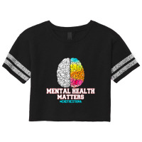 Hot Trend Mental Health Matters End The Stigma Love Awareness Scorecard Crop Tee | Artistshot