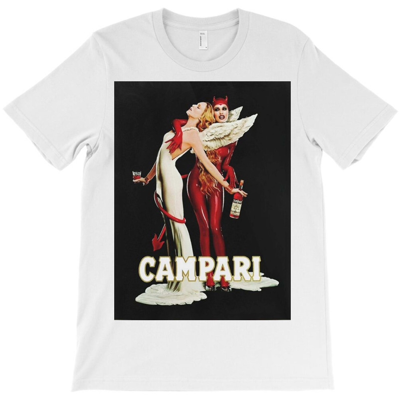 Vintage // Campari Italian Angel And Devil T-Shirt by galaxysuzza | Artistshot