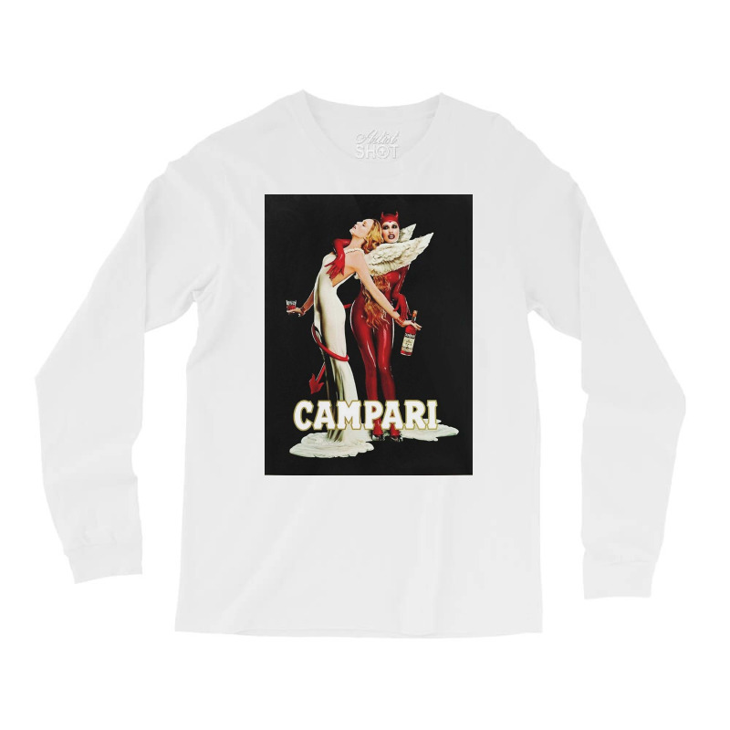 Vintage // Campari Italian Angel And Devil Long Sleeve Shirts by galaxysuzza | Artistshot