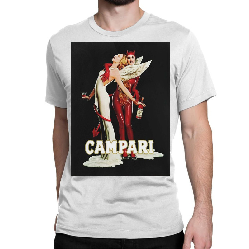 Vintage // Campari Italian Angel And Devil Classic T-shirt by galaxysuzza | Artistshot