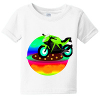 Trending Green Motorcycle Baby Tee | Artistshot