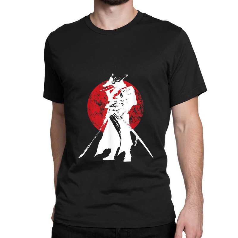 Vintage Japanese Samurai Retro Bushido Warrior Japan Sword Classic T-shirt by JohannaRaeBrown | Artistshot