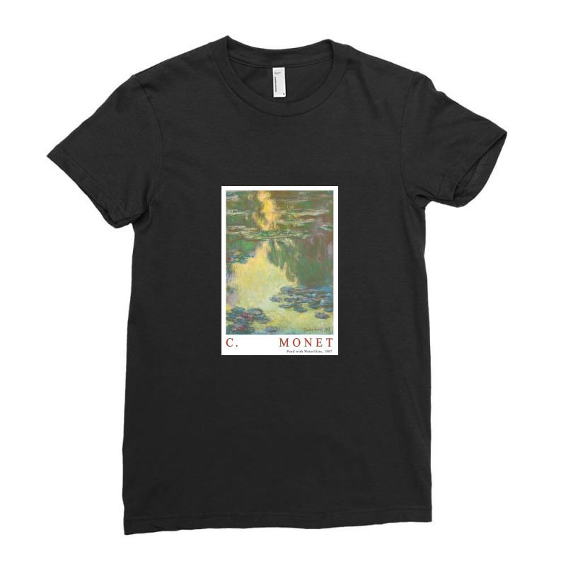 Claude Monet Waterlilies 1907 Ladies Fitted T-Shirt by davenportkermit4 | Artistshot