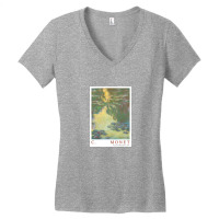 Claude Monet Waterlilies 1907 Women's V-neck T-shirt | Artistshot