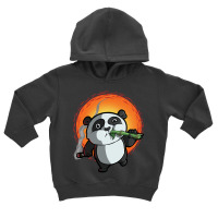 Limited Edition Smoking Panda Toddler Hoodie | Artistshot