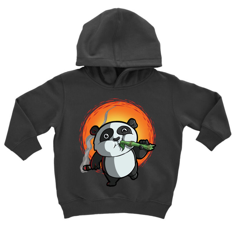 Limited Edition Smoking Panda Toddler Hoodie by Jankonen637 | Artistshot