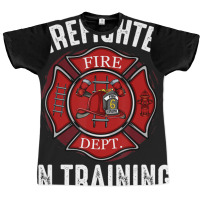 Hot Trend Firefighter In Training Academy Emergency Service Hydrant Graphic T-shirt | Artistshot