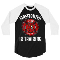 Hot Trend Firefighter In Training Academy Emergency Service Hydrant 3/4 Sleeve Shirt | Artistshot