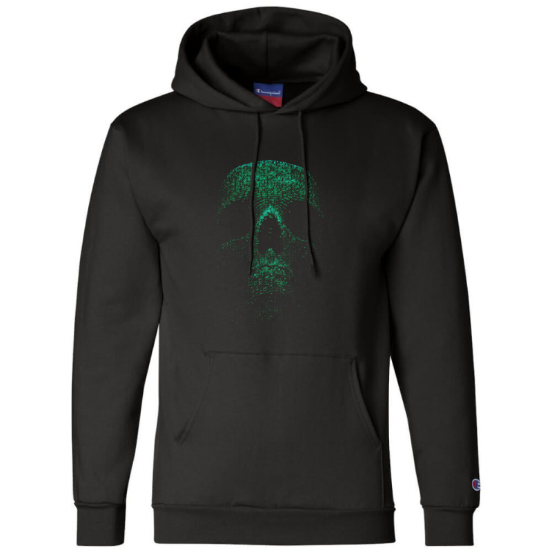 The Binary Skull Champion Hoodie | Artistshot