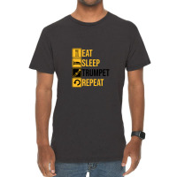 Eat Sleep Trumpet Vintage T-shirt | Artistshot