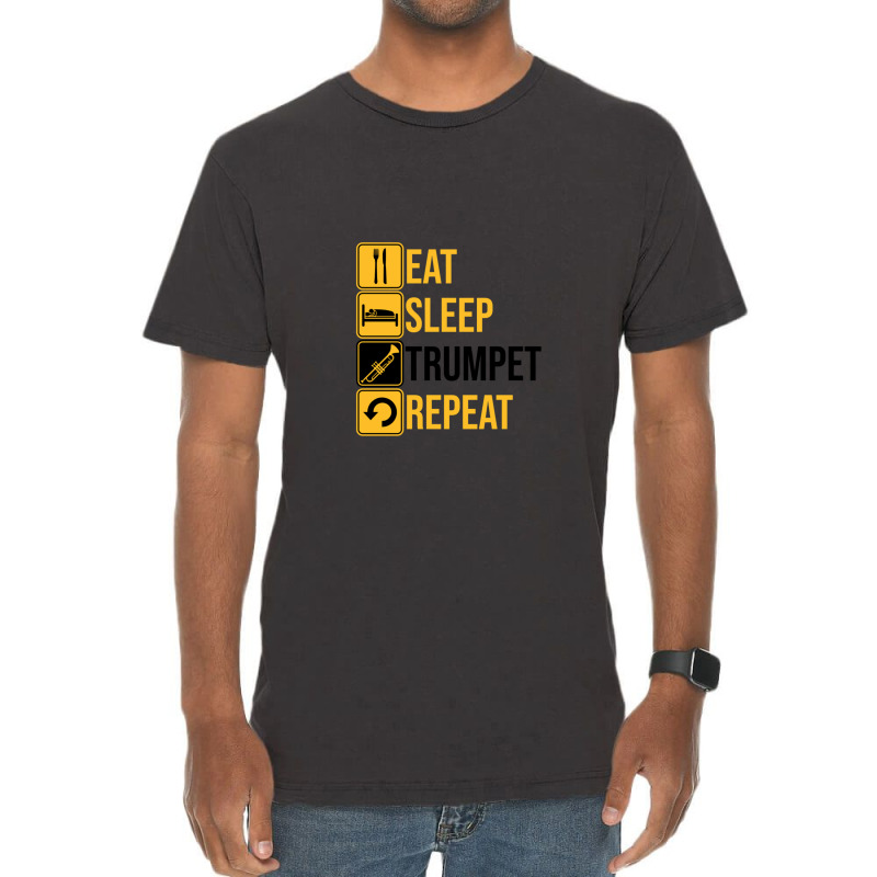 Eat Sleep Trumpet Vintage T-shirt | Artistshot