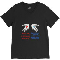 The Blue Pill And The Red Pill Design V-neck Tee | Artistshot