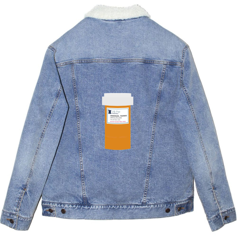 The Blue Pills From The Matrix Resurrections Unisex Sherpa-lined Denim Jacket | Artistshot