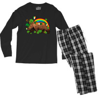St Patricks Bear Ado Men's Long Sleeve Pajama Set | Artistshot