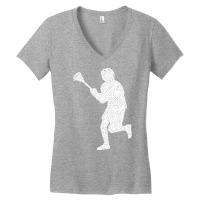 Funny Lacrosse Lover Gift T  Shirt Funny Graphic Lacrosse Ball Stick S Women's V-neck T-shirt | Artistshot