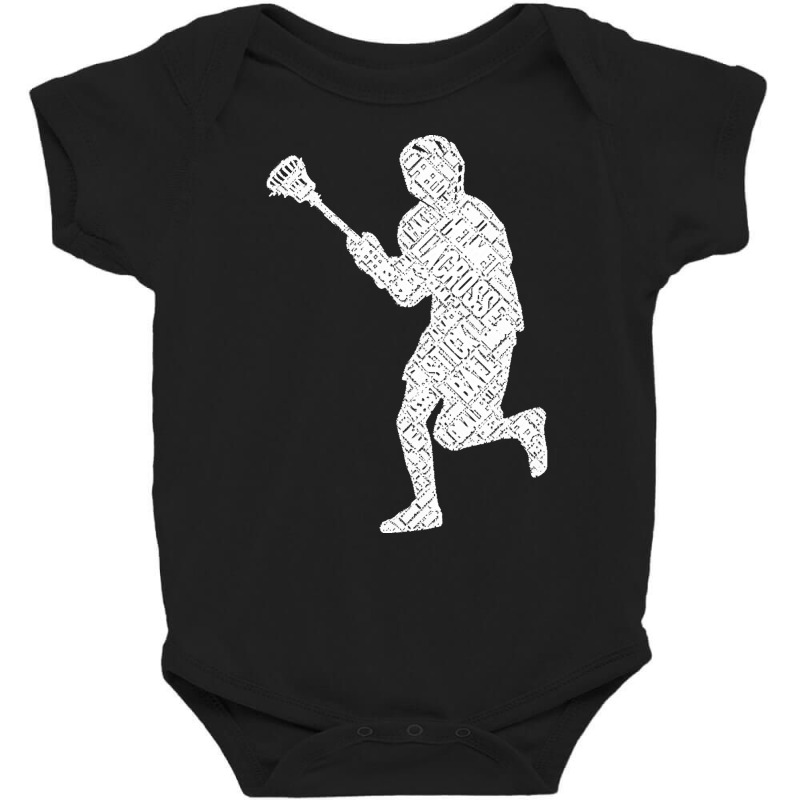 Funny Lacrosse Lover Gift T  Shirt Funny Graphic Lacrosse Ball Stick S Baby Bodysuit by hermanceline | Artistshot