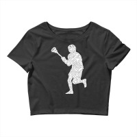 Funny Lacrosse Lover Gift T  Shirt Funny Graphic Lacrosse Ball Stick S Crop Top | Artistshot