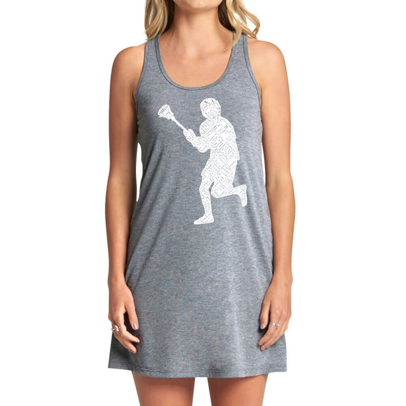 Funny Lacrosse Lover Gift T  Shirt Funny Graphic Lacrosse Ball Stick S Tank Dress by hermanceline | Artistshot