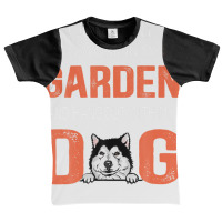 Work In My Garden And Hangout With My Dog Alaskan Malamute Graphic Youth T-shirt | Artistshot