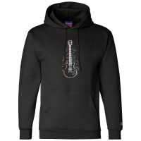 Lpstyle Electric Guitar 3d Outline Flowering Vines Champion Hoodie | Artistshot