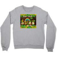 Western St Patricks Gnomes Crewneck Sweatshirt | Artistshot